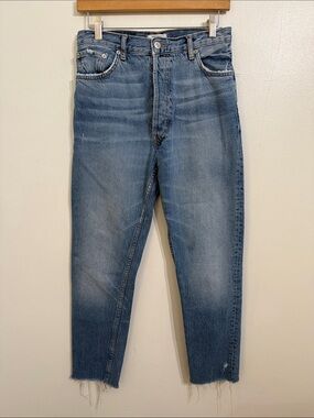 ZARA High Rise Jeans Womens Size 2 Button fly